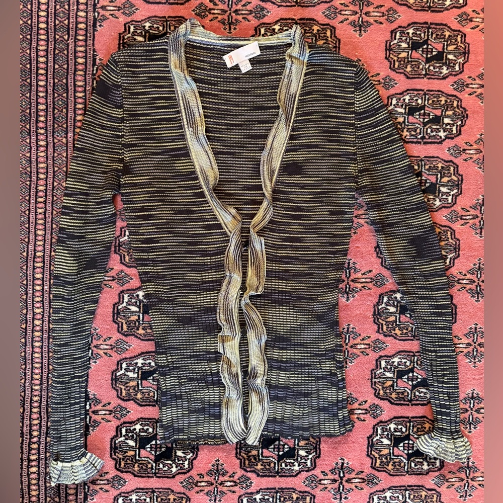 Missoni Green Knit Cardigan